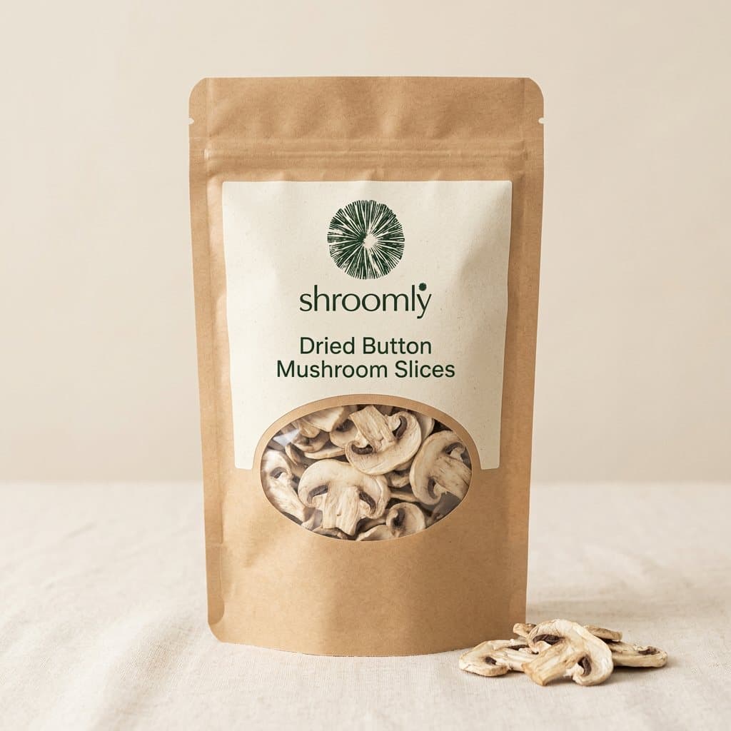 Dried Button Mushroom Slices